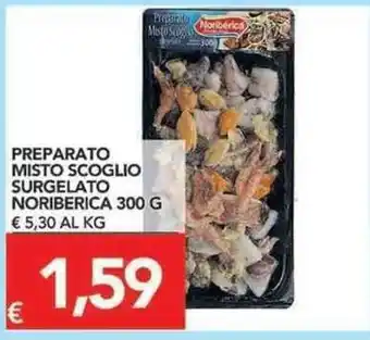 TuoDi Noriberica Preparato Misto Scoglio Surgelato 300g offerta