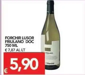 TuoDi Forchir Lusor Friulano Doc 750ml offerta