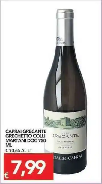 TuoDi Caprai Grecante Crechetto Colli Martani Doc 750ml offerta