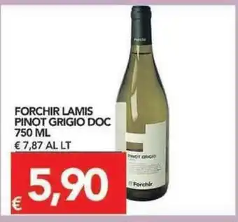 TuoDi Forchir Lamis Pinot Grigio Doc 750ml offerta