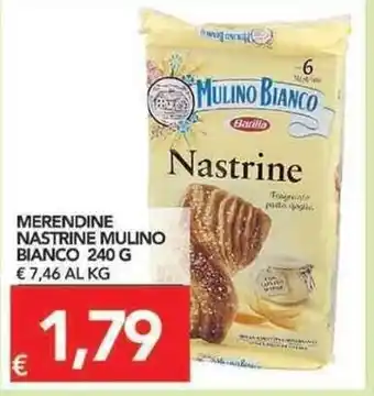 TuoDi Mulino Bianco Nastrine Merendina 240g offerta