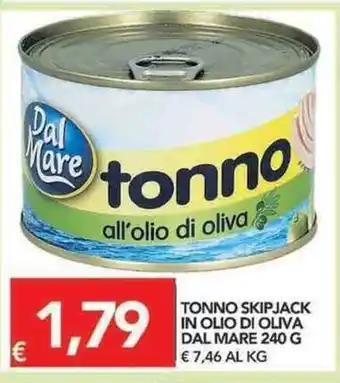 TuoDi Dal Mare Tonno Skipjack in Olio di Oliva 240g offerta