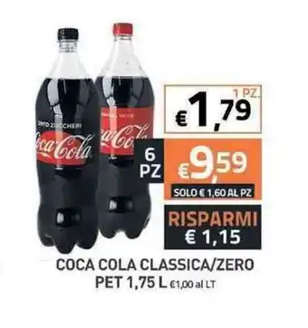 Coca Cola Classica/Zero Pet 1,75L
