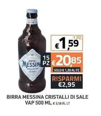 TuoDi Messina Cristalli di Sale Birra Vap 500ml offerta