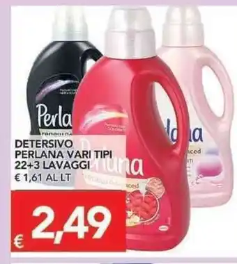 TuoDi Perlana Detersivo Vari Tipi 22+3 lavaggi offerta