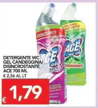 TuoDi Ace WC Gel Candeggina/Disincrostante Detergente 700ml offerta