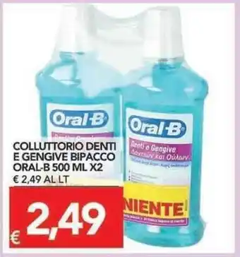 Oral B Colluttorio Denti E Gengive Bipacco 500ml x2