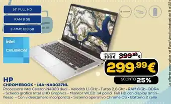 Euronics Hp chromebook - 14a-na0037nl offerta