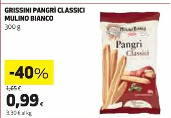 Ipercoop Grissini pangrì classici mulino bianco offerta