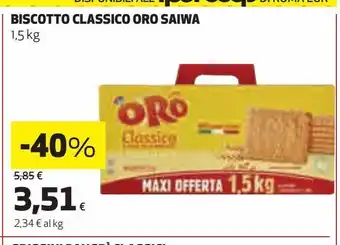 Biscotto classico oro saiwa
