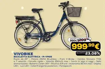 Euronics Vivobike bicicletta elettrica - m-vm26 offerta