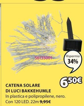 JYSK Catena solare di luci offerta