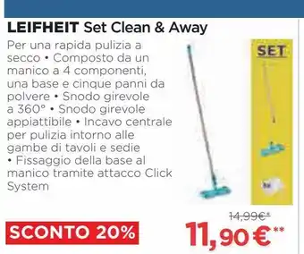 Leifheit set clean & away