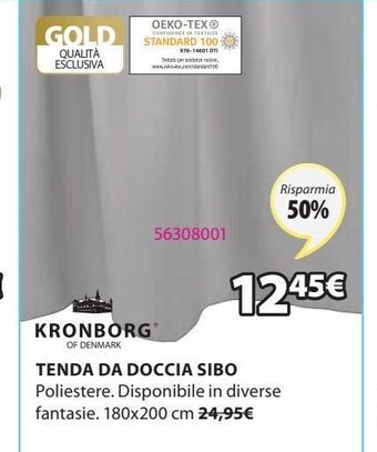 JYSK Tenda da doccia offerta