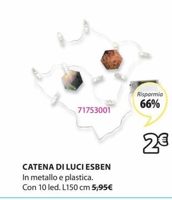 JYSK Catena di luci offerta
