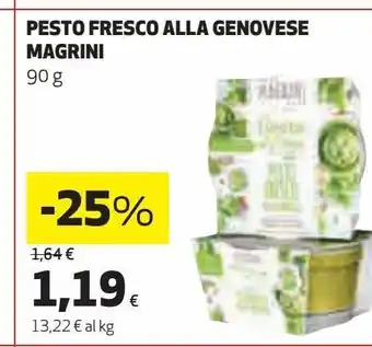 Coop Pesto fresco alla genovese magrini offerta