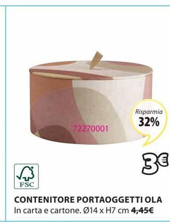 JYSK Contenitore portaoggetti offerta