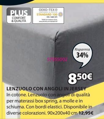 JYSK Lenzuola con angoli offerta