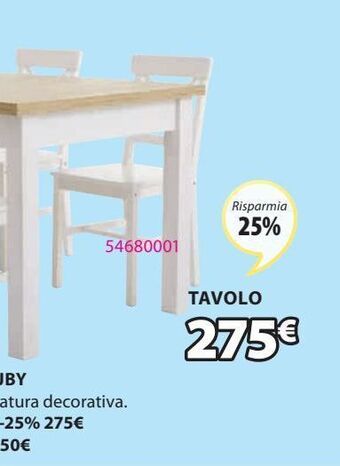 JYSK Tavolo da pranzo offerta