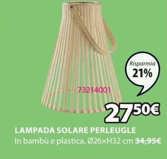 JYSK Lampada solare offerta