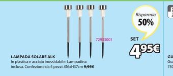 JYSK Lampada solare offerta