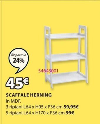 JYSK Scaffale offerta