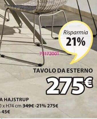 JYSK Tavolo da giardino offerta