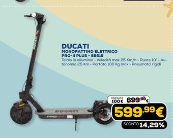 Ducati monopattino elettrico pro-ii plus - 58615