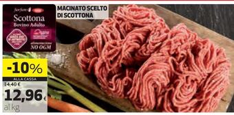 Coop Macinato scelto di scottona offerta