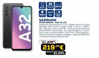 Euronics Samsung smartphone - a32 4g lte offerta