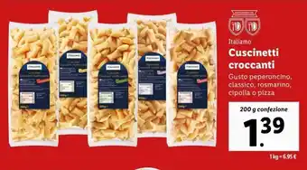 Lidl Italiamo cuscinetti croccanti 200g offerta