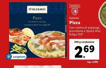 Lidl Pizza italiamo 390g offerta