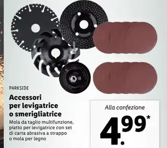 Lidl Accessori per levigatrice o smerigliatrice  parkside offerta