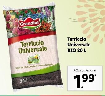 Lidl Terriccio universale bio 20 l offerta
