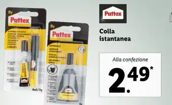Lidl Colla istantanea pattex offerta