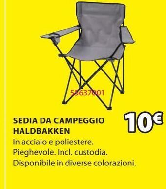 JYSK Sedia da campeggio offerta