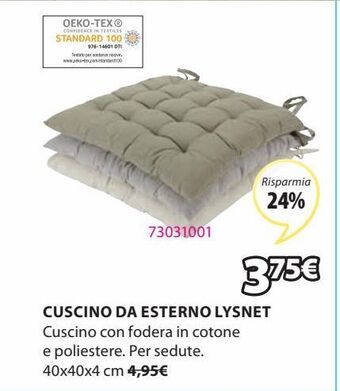 JYSK Cuscino da giardino offerta