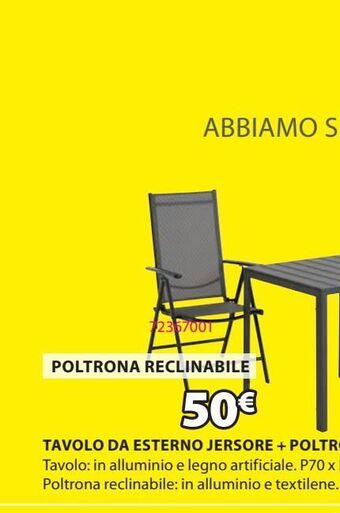 JYSK Poltrona reclinabile offerta