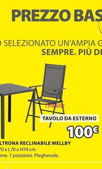 JYSK Tavolo da esterno offerta