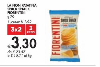 Bennet La non patatina snick snack fiorentini g 70 offerta