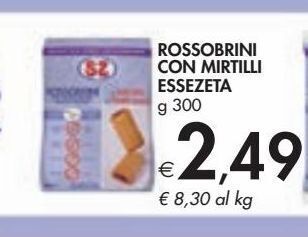 Rossobrini con mirtilli essezeta g 300