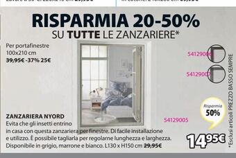 JYSK Zanzariera offerta