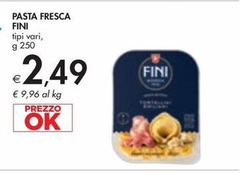 Bennet Pasta fresca fini tipi vari g 250 offerta