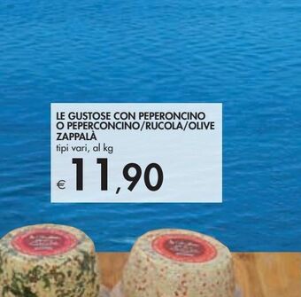 Bennet Le gustose con peperoncino o peperoncino / rucola / olive zappalà al kg offerta