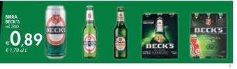 Bennet Birra beck's ml 500 offerta