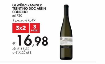 Bennet Gewurtztraminer trentino doc arein concilio ml 750 offerta