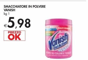 Bennet Smacchiatore vanish in polvere kg 1 offerta