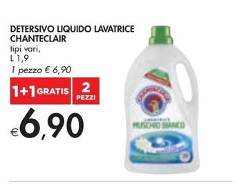 Bennet Detersivo liquido lavatrice chanteclair tipi vari l 1.9 offerta