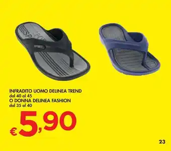 Bennet Infradito uomo delinea trend 40-45 o donna delinea fashion 35-40 offerta
