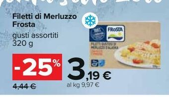 Carrefour Iper Filetti di merluzzo frosta offerta